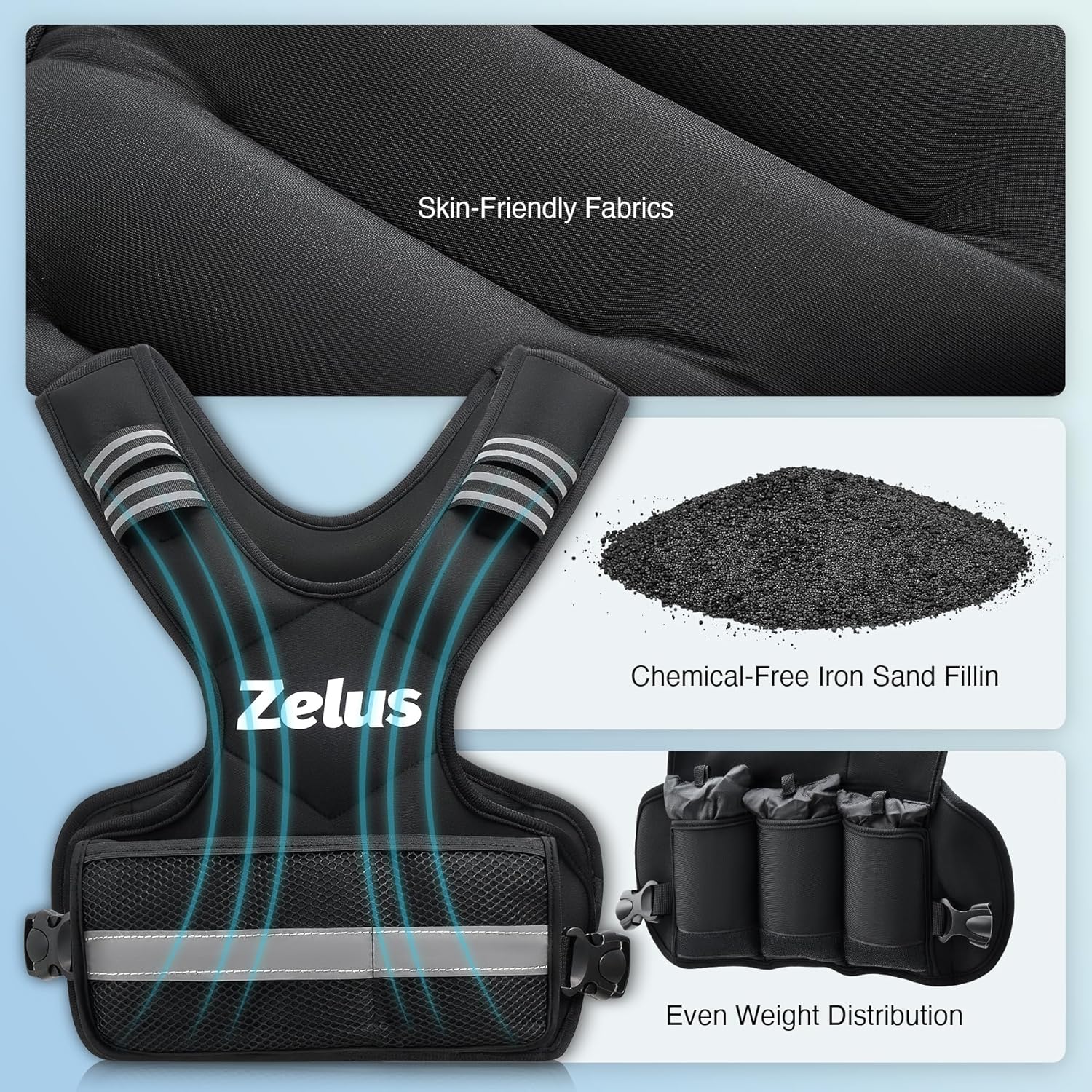 ZELUS Weighted Vest for Men and Women – Elevate Your Home Workouts